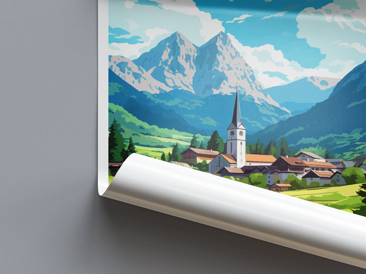 Bohinjska Bistrica Travel Print Bohinjska Bistrica Home Décor Slovenia Art Print Bohinjska Bistrica Wall Print For Gift Wall Hanging Art