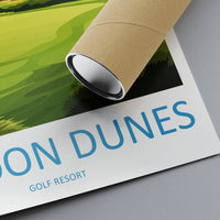 Bandon Dunes Golf Resort Travel Print Wall Art Bandon Dunes Wall Hanging Home Décor Bandon Dunes Art Gift Art Lovers Golf Art