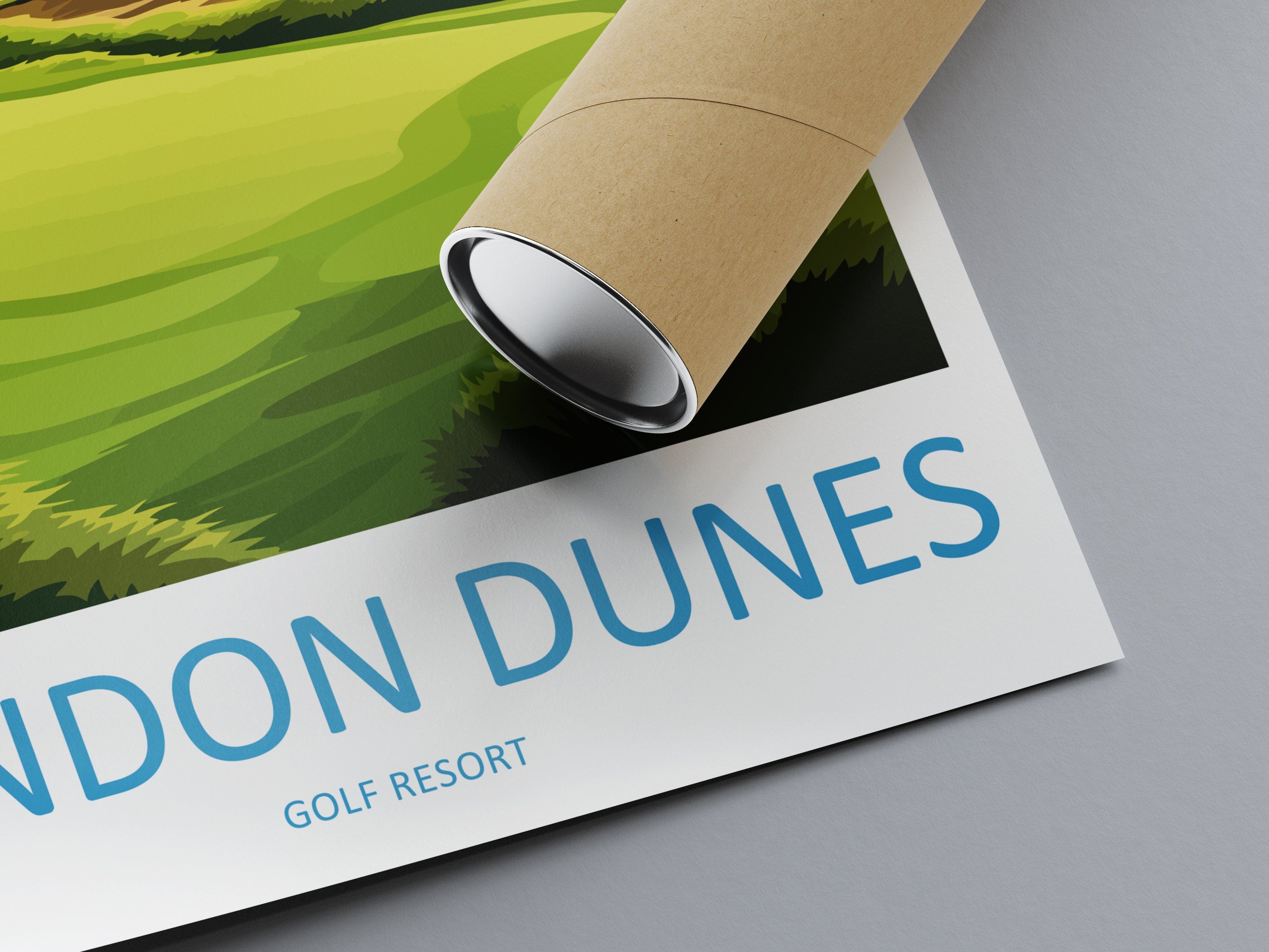Bandon Dunes Golf Resort Travel Print Wall Art Bandon Dunes Wall Hanging Home Décor Bandon Dunes Art Gift Art Lovers Golf Art