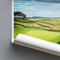 Bandon Dunes Golf Resort Travel Print Wall Art Bandon Dunes Wall Hanging Home Décor Bandon Dunes Art Gift Art Lovers Golf Art