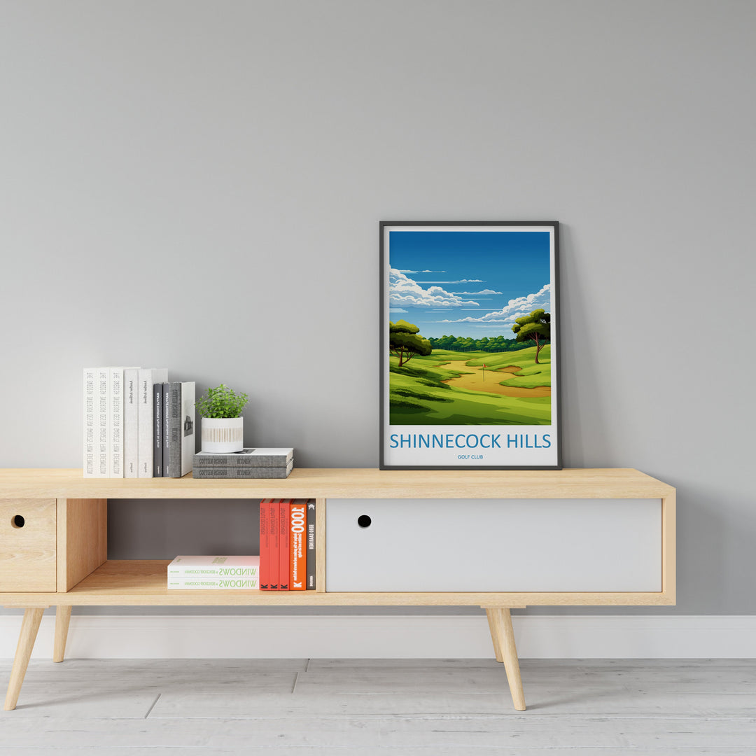 Shinnecock Hills Golf Travel Print Wall Art Shinnecock Hills Golf Course Wall Hanging Home Décor Shinnecock Hills Golf Gift Art Lovers