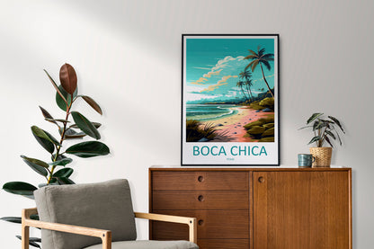 Boca Chica Travel Print Wall Art Boca Chica Wall Hanging Home Décor Boca Chica Gift Art Lovers Texas Art Lover Gift Texas Travel Print