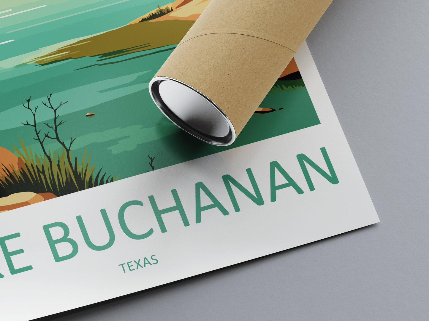 Lake Buchanan Travel Print Wall Art Lake Buchanan Wall Hanging Home Décor Lake Buchanan Gift Art Lovers Texas Art Lover Gift Texas