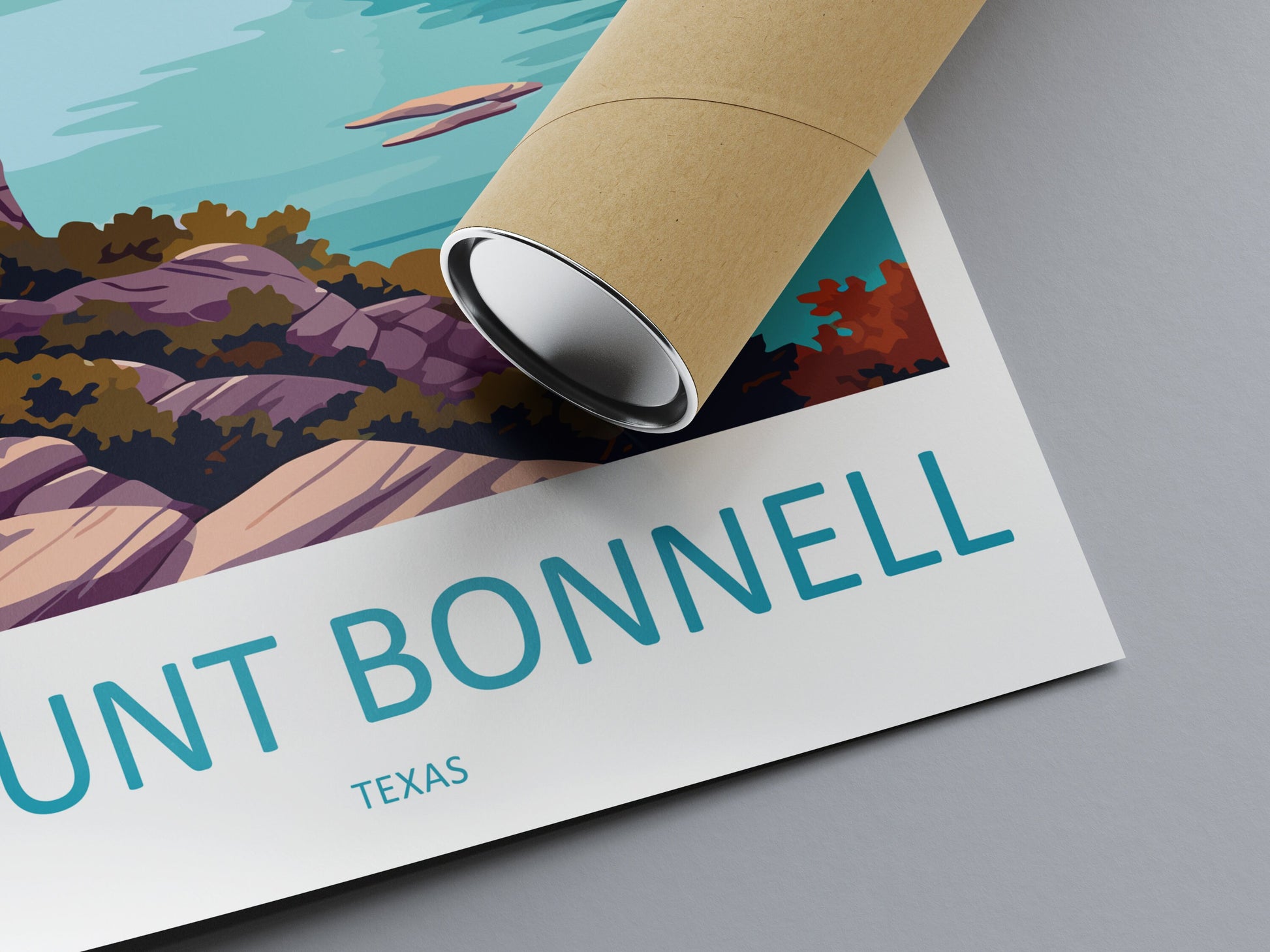 Mount Bonnell Travel Print Wall Art Mount Bonnell Wall Hanging Home Décor Mount Bonnell Gift Art Lovers Texas Art Lover Gift Texas