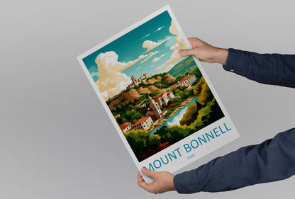 Mount Bonnell Travel Print Wall Art Mount Bonnell Wall Hanging Home Décor Mount Bonnell Gift Art Lovers Texas Art Lover Gift Texas
