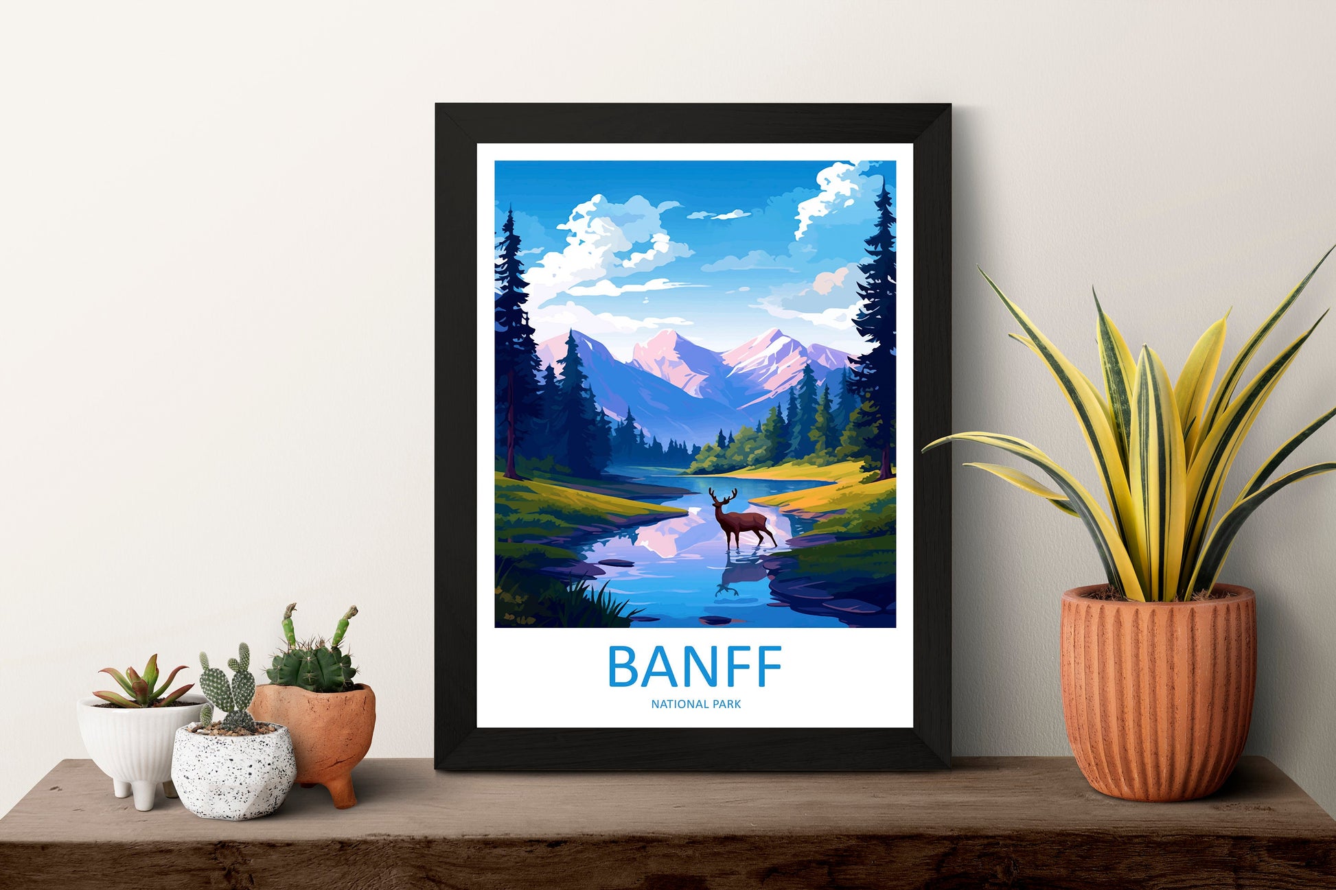 Banff National Park Travel Print Wall Art Banff Wall Hanging Home Décor Banff Gift Art Lovers Canada Art Lover Gift