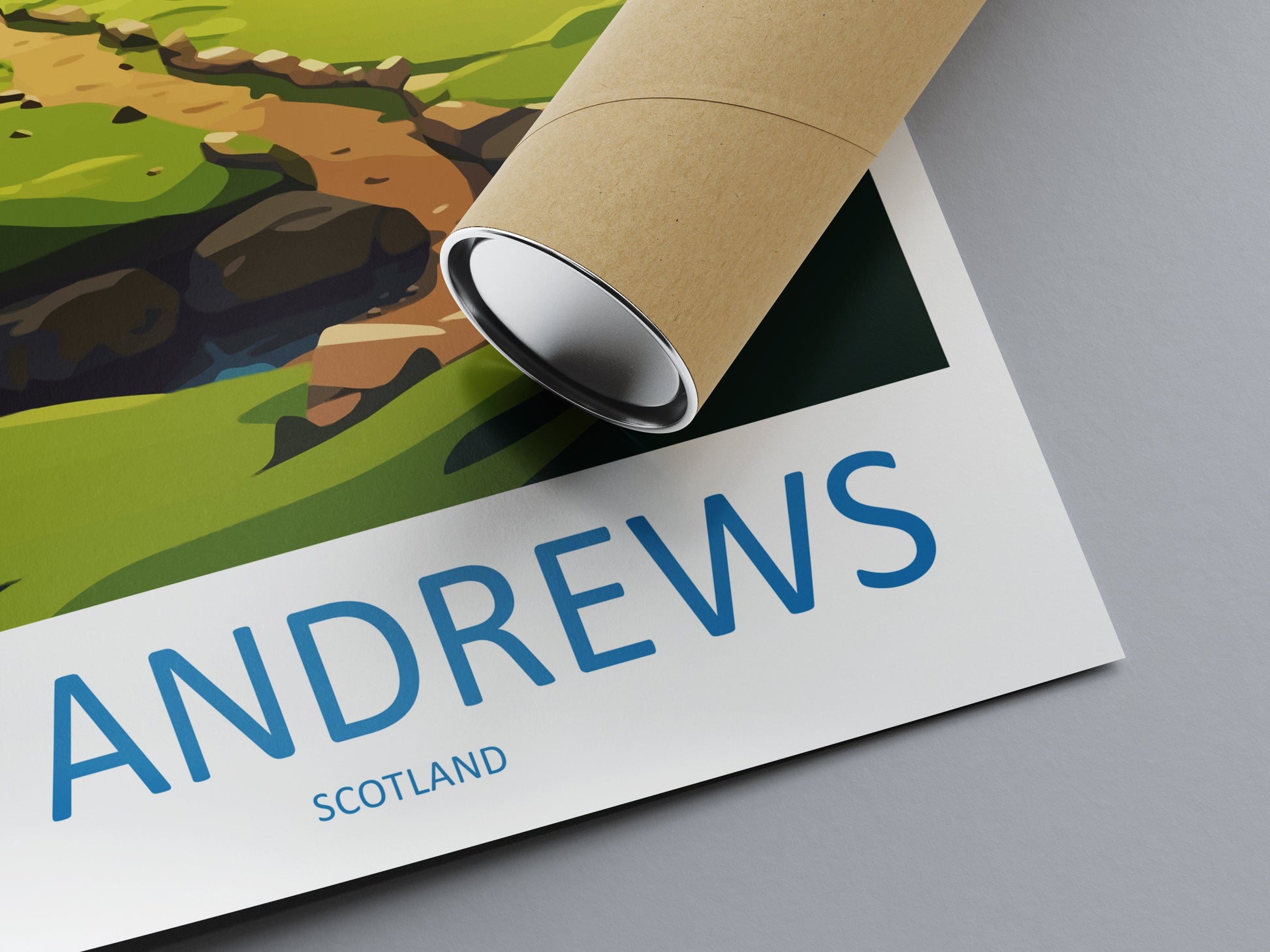 St Andrews Golf Course Travel Print Wall Art St Andrews Wall Hanging Home Décor St Andrews Gift Art Lovers Scotland Art Lover Gift St Andrew