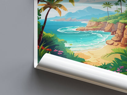 Lanai Travel Print Wall Art Lanai Wall Hanging Home Décor Lanai Gift Art Lovers Hawaii Art Lover Gift Print Artwork Hawaii Art Gift