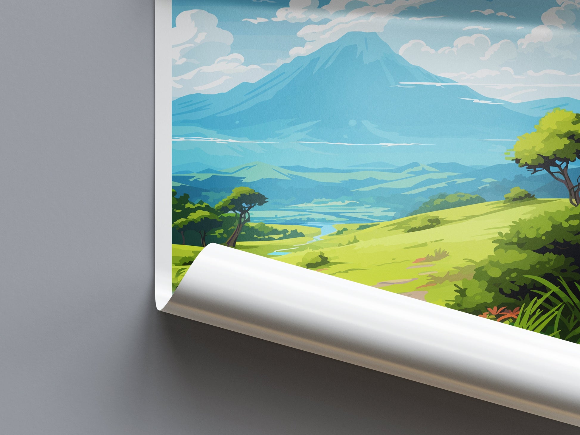 La Réunion National Park Travel Print Wall Art La Réunion Wall Hanging Home Décor La Réunion National Park Gift Art Lovers France Art Lover
