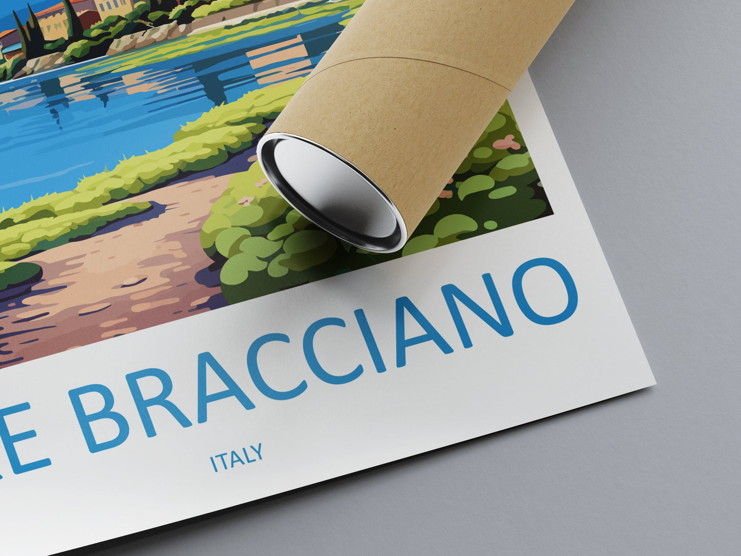 Lake Bracciano Travel Print Wall Art Lake Bracciano Italy Wall Hanging Home Decor Lake Bracciano Gift Art Lovers Wall Art Print Italy