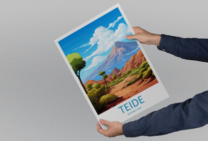 Teide National Park Travel Print Wall Art Teide National Park Wall Hanging Home Décor Teide National Park Gift Art Lovers Spain Art Lover