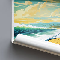 Banzai Pipeline Travel Print Wall Art Banzai Pipeline Wall Hanging Home Décor Banzai Gift Art Lovers Hawaii Art Lover Gift Print Artwork
