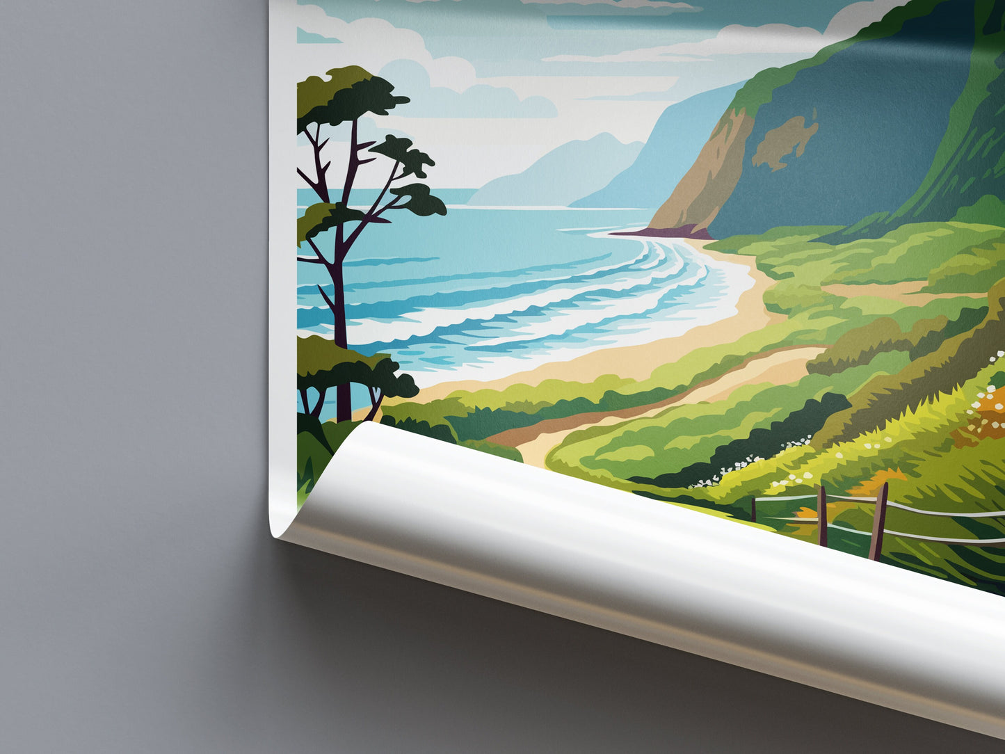 Waipio Valley Travel Print Wall Art Waipio Valley Wall Hanging Home Décor Waipio Valley Gift Art Lovers Hawaii Art Lover Gift Print Artwork