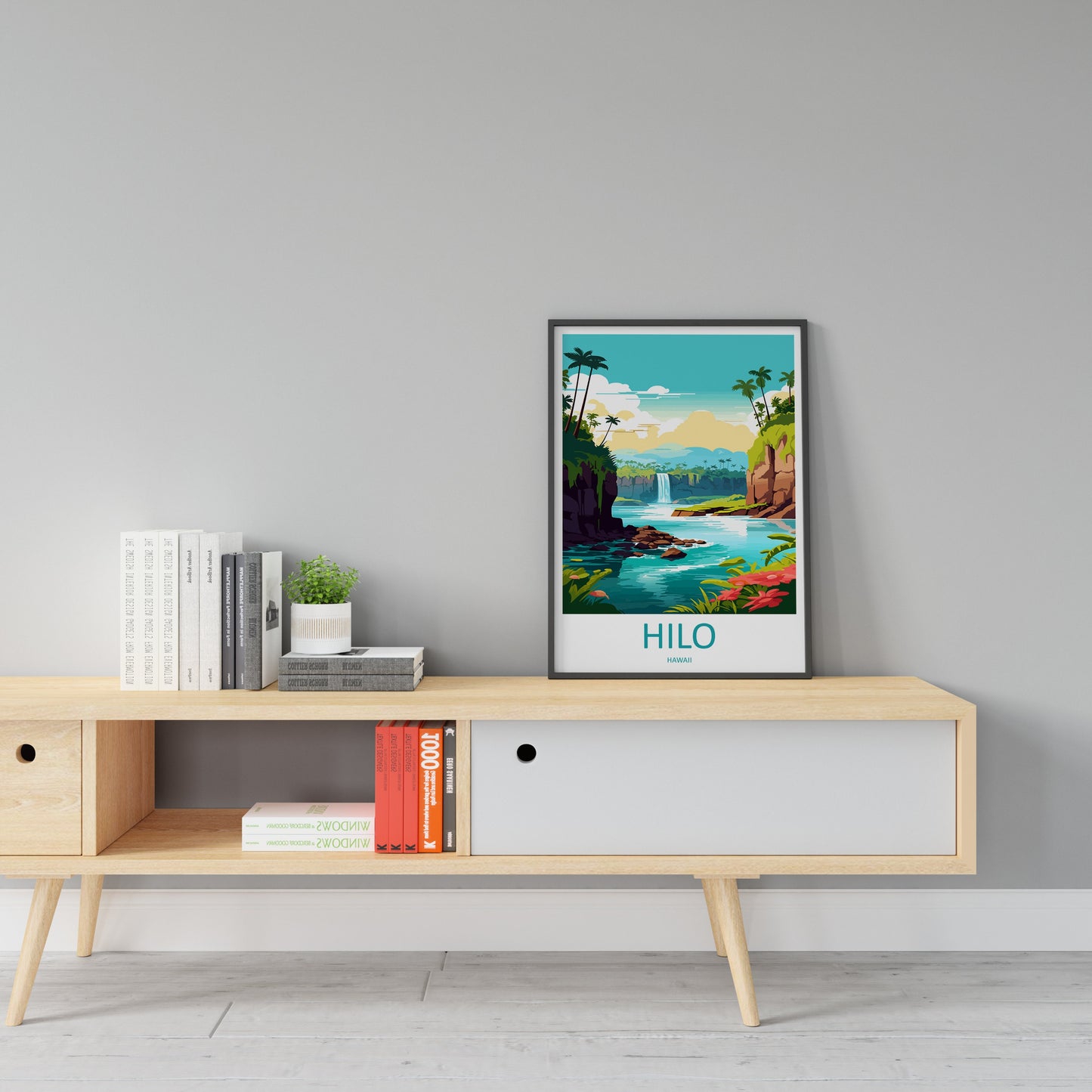Hilo Travel Print Wall Art Hilo Wall Hanging Home Décor Hilo Gift Art Lovers Hawaii Art Lover Gift Print Artwork