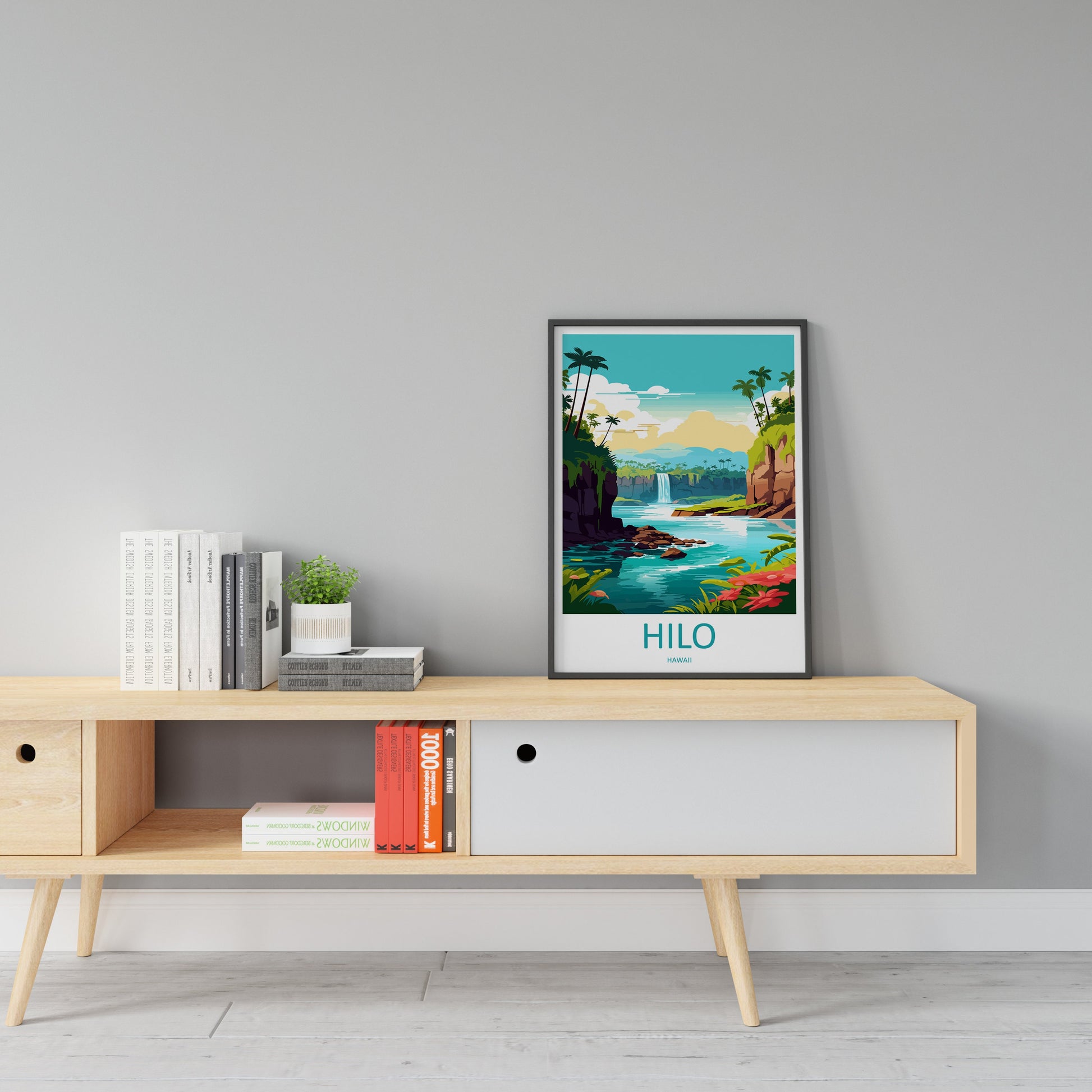 Hilo Travel Print Wall Art Hilo Wall Hanging Home Décor Hilo Gift Art Lovers Hawaii Art Lover Gift Print Artwork