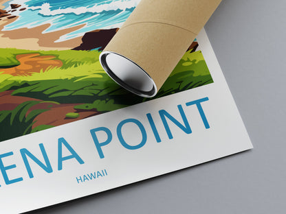 Kaena Point Travel Print Wall Art Kaena Point Wall Hanging Home Décor Kaena Point Gift Art Lovers Hawaii Art Lover Gift Print Artwork