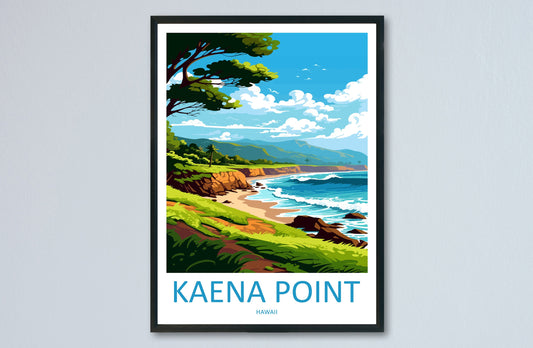 Kaena Point Travel Print Wall Art Kaena Point Wall Hanging Home Décor Kaena Point Gift Art Lovers Hawaii Art Lover Gift Print Artwork