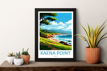 Kaena Point Travel Print Wall Art Kaena Point Wall Hanging Home Décor Kaena Point Gift Art Lovers Hawaii Art Lover Gift Print Artwork
