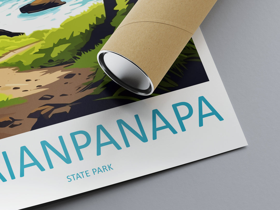 Waianapanapa Travel Print Wall Art Waianapanapa Wall Hanging Home Décor Waianapanapa Gift Art Lovers Hawaii Art Lover Gift Print Artwork