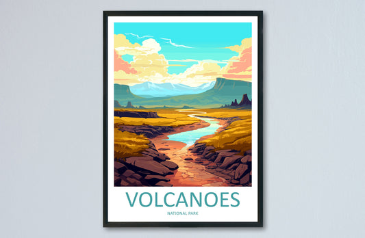 Volcanoes National Park Travel Print Wall Art Volcanoe Wall Hanging Home Décor Volcanoes Gift Art Lovers Hawaii Art Lover Gift Print Artwork