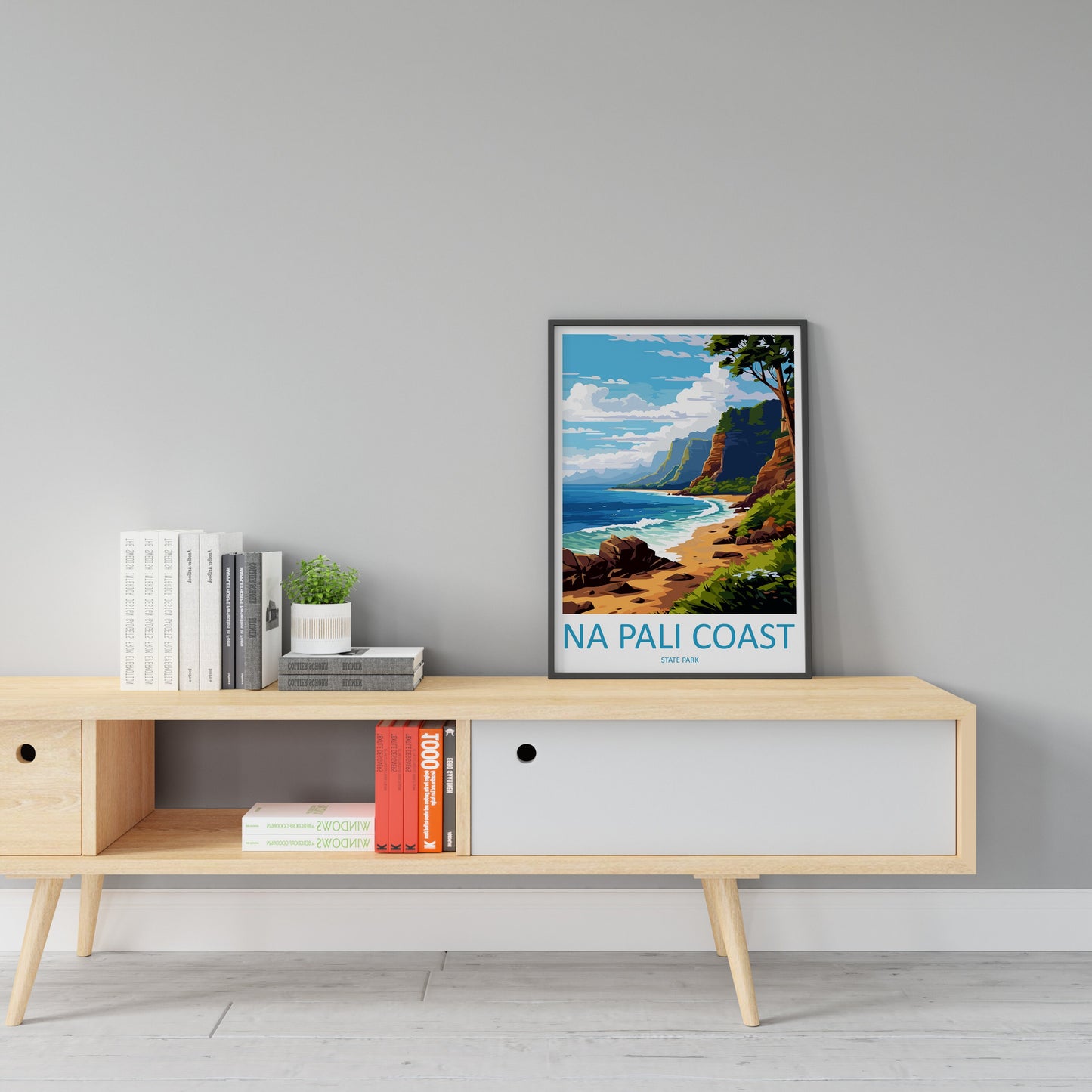 Napali Coast Travel Print Wall Art Napali Coast Wall Hanging Home Décor Napali Coast Gift Art Lovers Hawaii Art Lover Gift Print Artwork