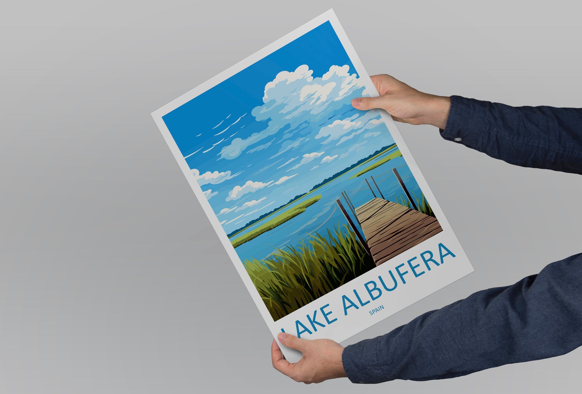 Lake Albufera Travel Print Wall Art Lake Albufera Wall Hanging Home Décor Lake Albufera Gift Art Lovers Spain Art Lover Gift Ibiza Wall Déco