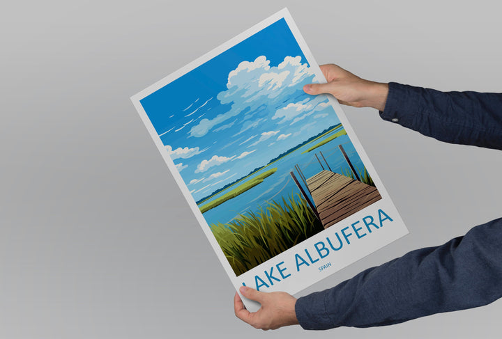 Lake Albufera Travel Print Wall Art Lake Albufera Wall Hanging Home Décor Lake Albufera Gift Art Lovers Spain Art Lover Gift Ibiza Wall Déco