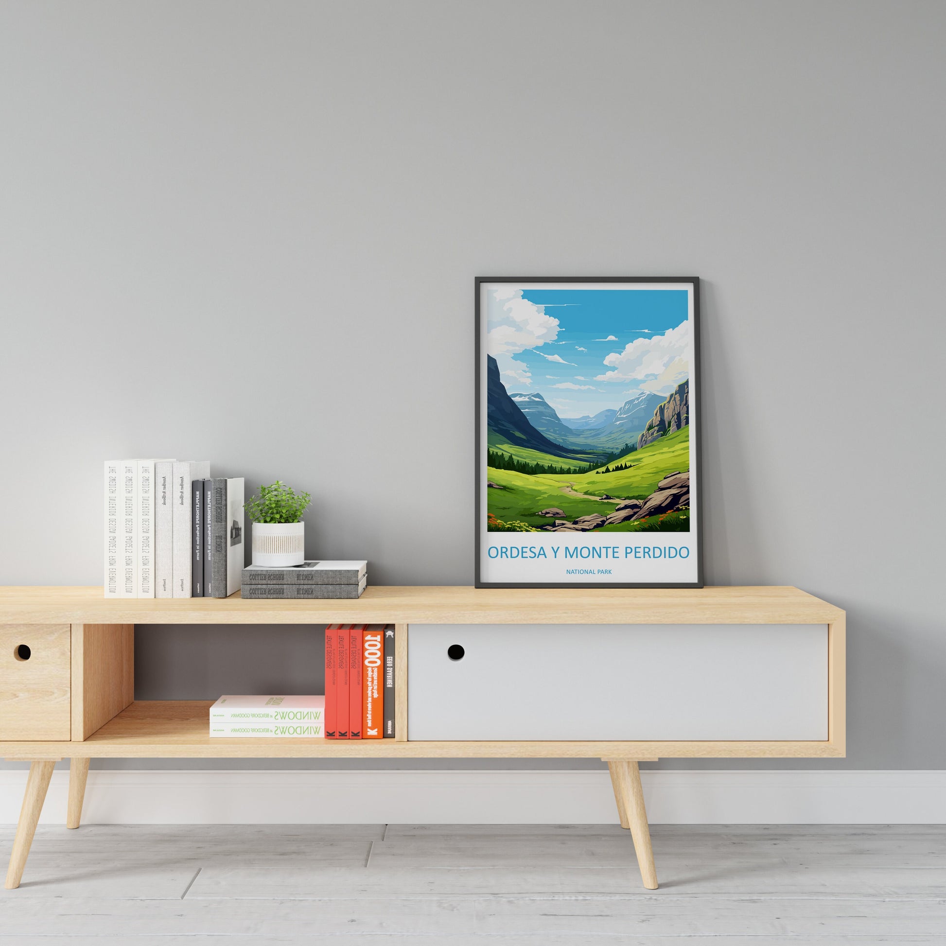 Ordesa Y Monte Perdido National Park Travel Print Wall Art Ordesa Y Monte Perdido Wall Hanging Home Décor Ordesa Y Monte Perdido Gift Art