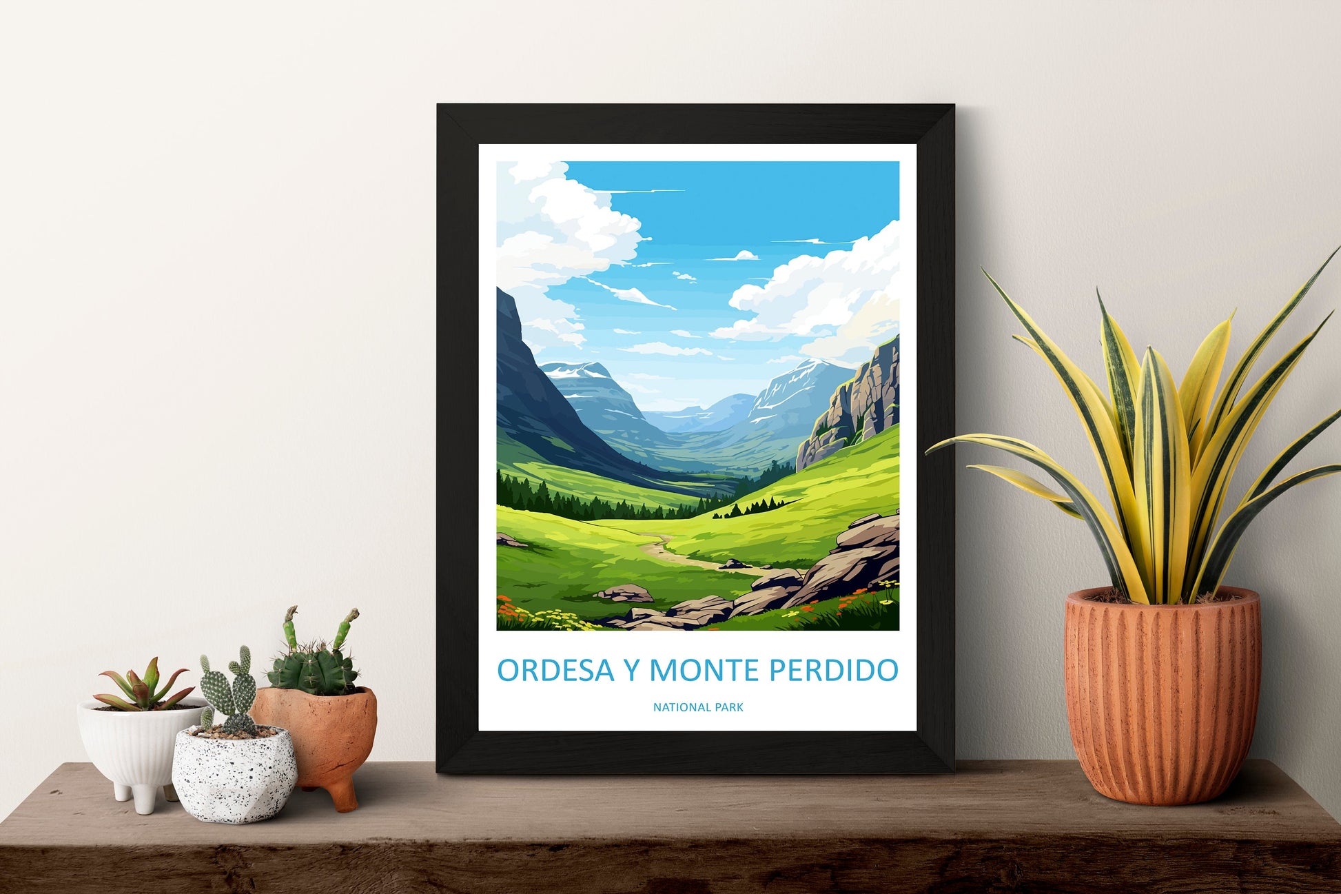 Ordesa Y Monte Perdido National Park Travel Print Wall Art Ordesa Y Monte Perdido Wall Hanging Home Décor Ordesa Y Monte Perdido Gift Art