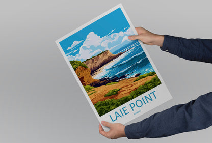 Laie Point Travel Print Wall Art Laie Point Wall Hanging Home Décor Laie Point Gift Art Lovers Hawaii Art Lover Gift Print Artwork