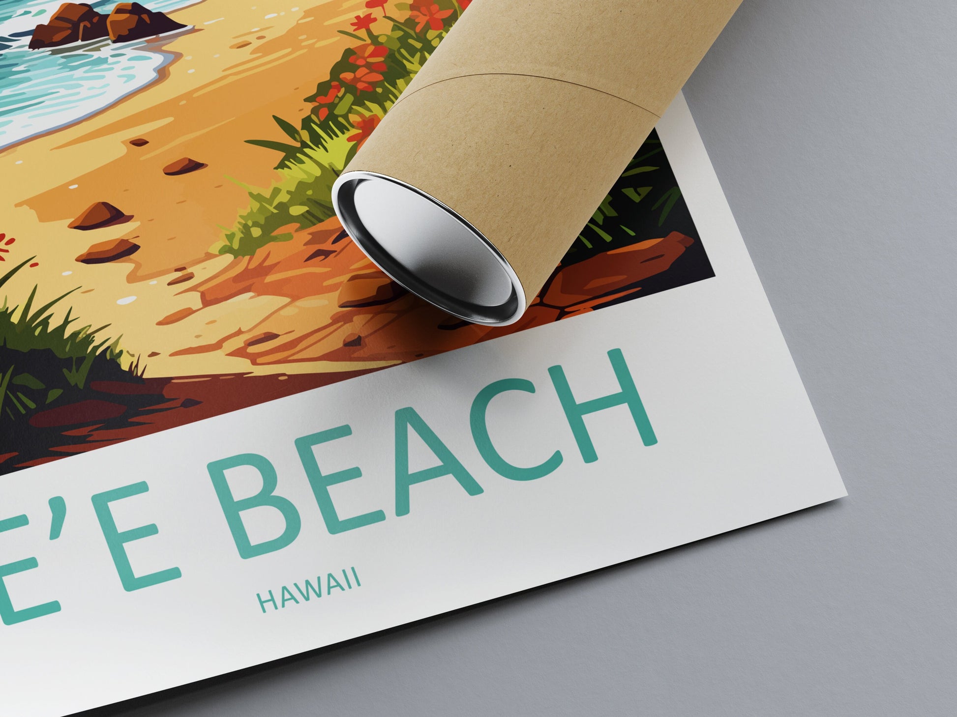 Ke'e Beach Travel Print Wall Art Ke'e Beach Wall Hanging Home Décor Ke'e Beach Gift Art Lovers Hawaii Art Lover Gift Print Artwork