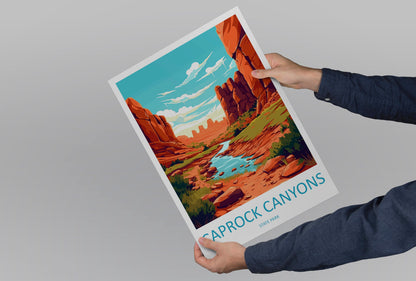 Caprock Canyons State Park Travel Print Wall Art Caprock Canyons Wall Hanging Home Décor Caprock Canyons Gift Art Lovers Texas Art Lover