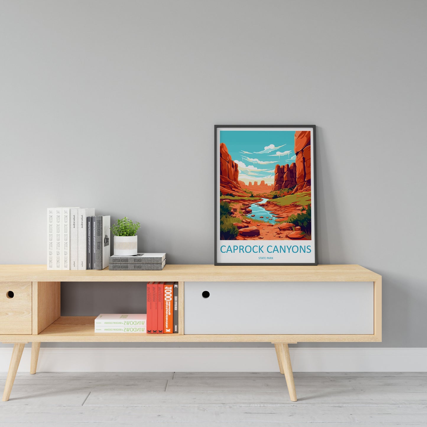 Caprock Canyons State Park Travel Print Wall Art Caprock Canyons Wall Hanging Home Décor Caprock Canyons Gift Art Lovers Texas Art Lover