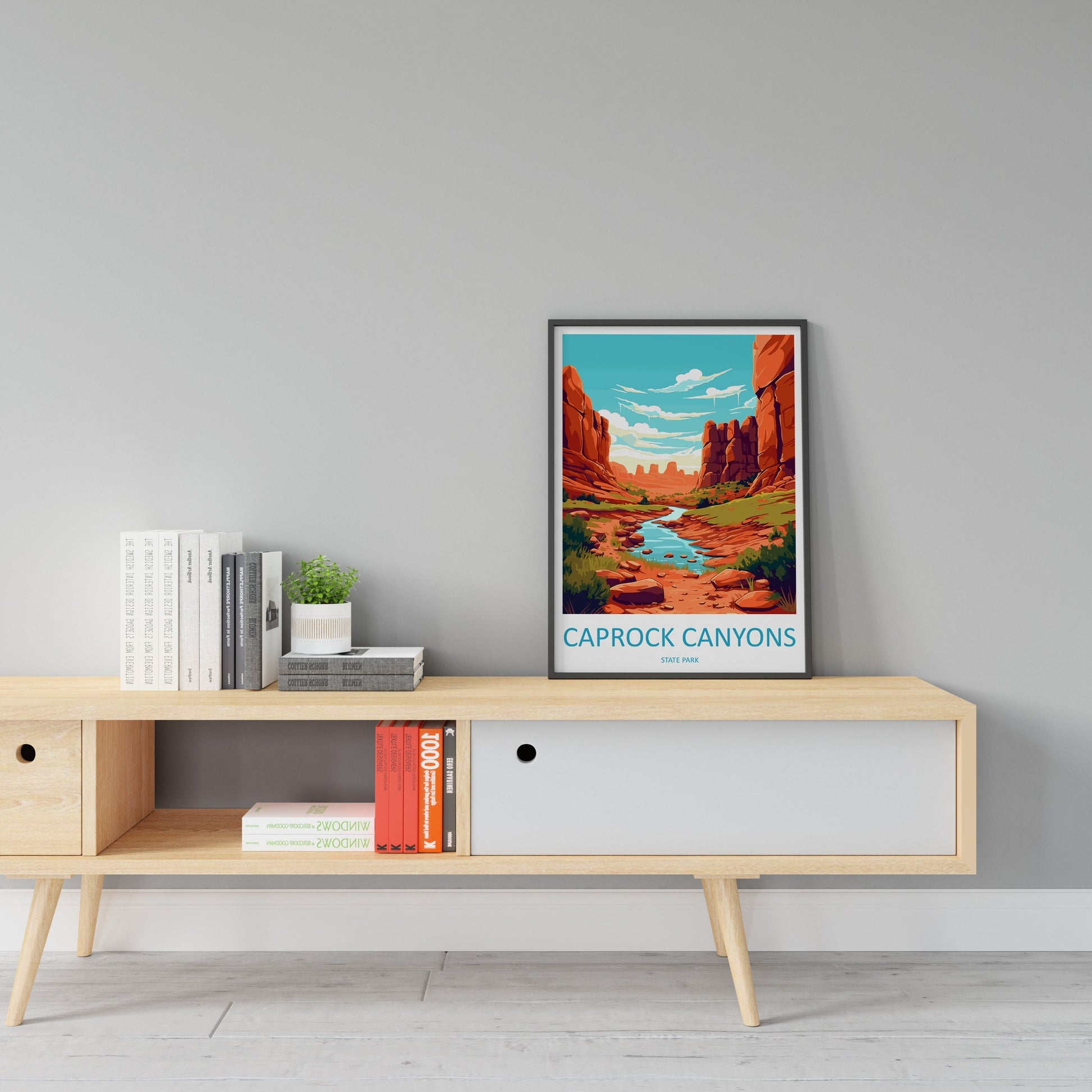 Caprock Canyons State Park Travel Print Wall Art Caprock Canyons Wall Hanging Home Décor Caprock Canyons Gift Art Lovers Texas Art Lover