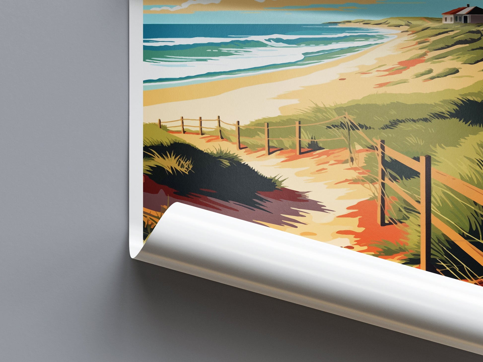 Padre Island Travel Print Wall Art Padre Island Wall Hanging Home Décor Padre Island Gift Art Lovers Texas Art Lover
