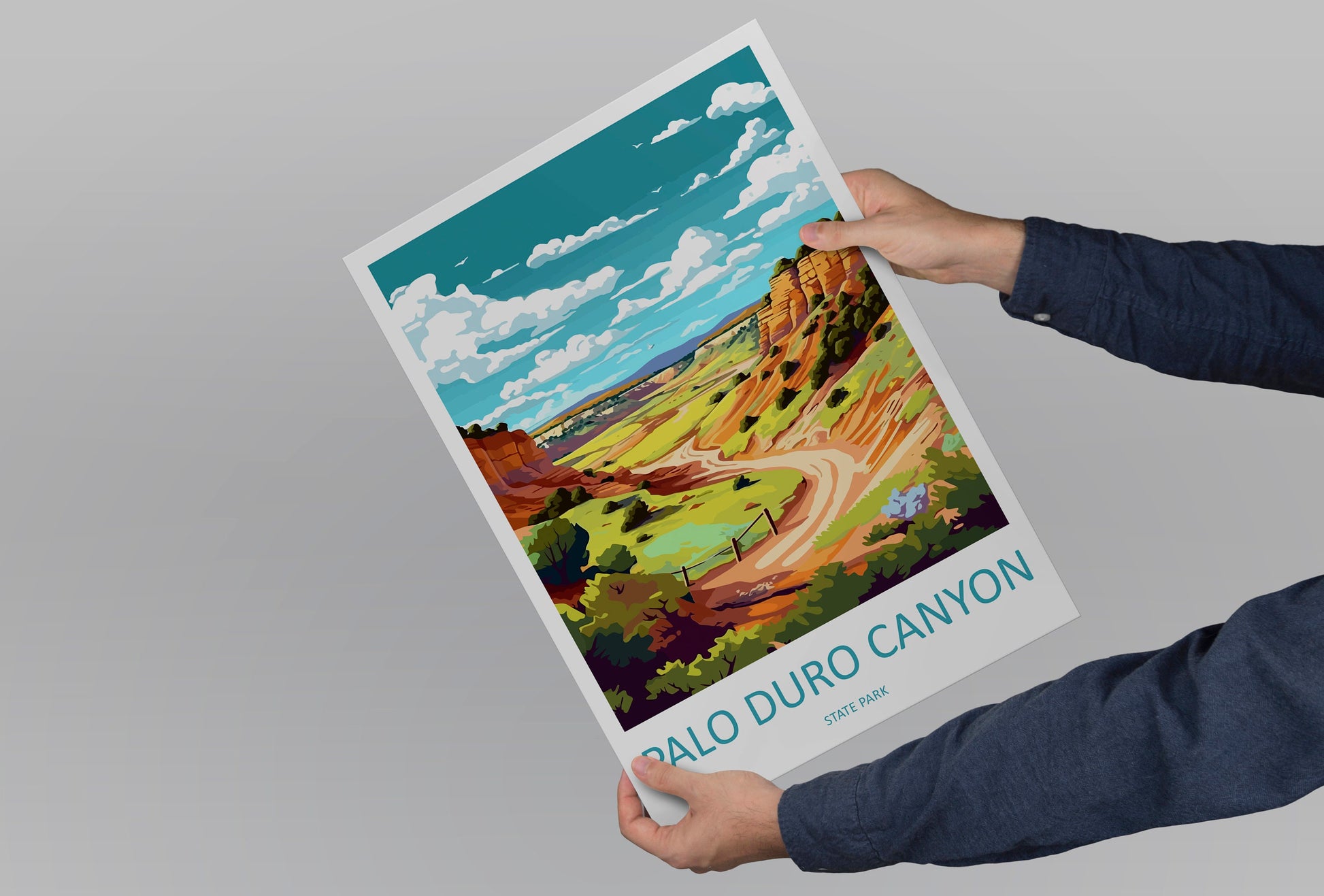 Palo Duro Canyon Travel Print Wall Art Palo Duro Canyon Wall Hanging Home Décor Palo Duro Canyon Gift Art Lovers Texas Art Lover