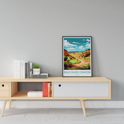 Palo Duro Canyon Travel Print Wall Art Palo Duro Canyon Wall Hanging Home Décor Palo Duro Canyon Gift Art Lovers Texas Art Lover