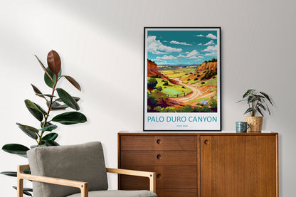 Palo Duro Canyon Travel Print Wall Art Palo Duro Canyon Wall Hanging Home Décor Palo Duro Canyon Gift Art Lovers Texas Art Lover