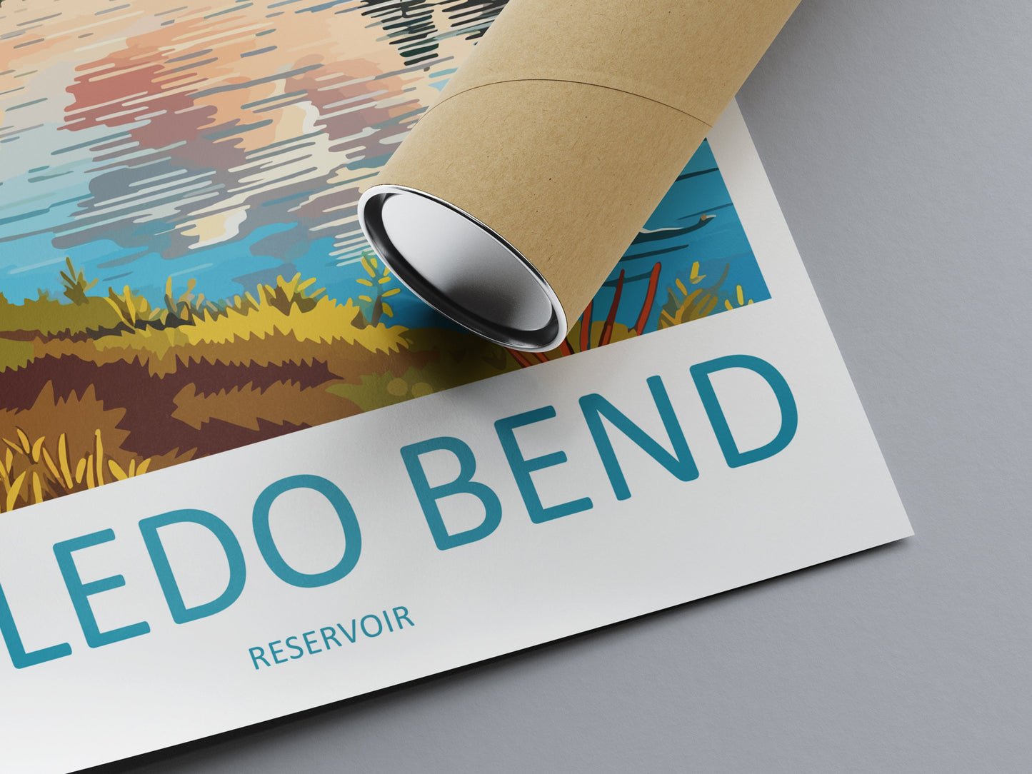 Toledo Bend Reservoir Travel Print Wall Art Toledo Bend Reservoir Wall Hanging Home Décor Toledo Bend Gift Art Lovers Texas Art Lover