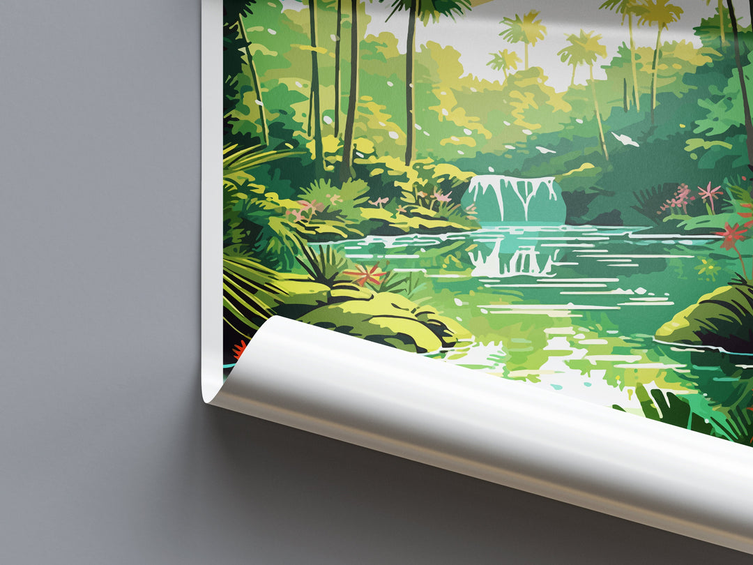 Rainbow Springs State Park Travel Print Wall Art Rainbow Springs Wall Hanging Home Décor Rainbow Springs Gift Art Lovers Florida Art Gift