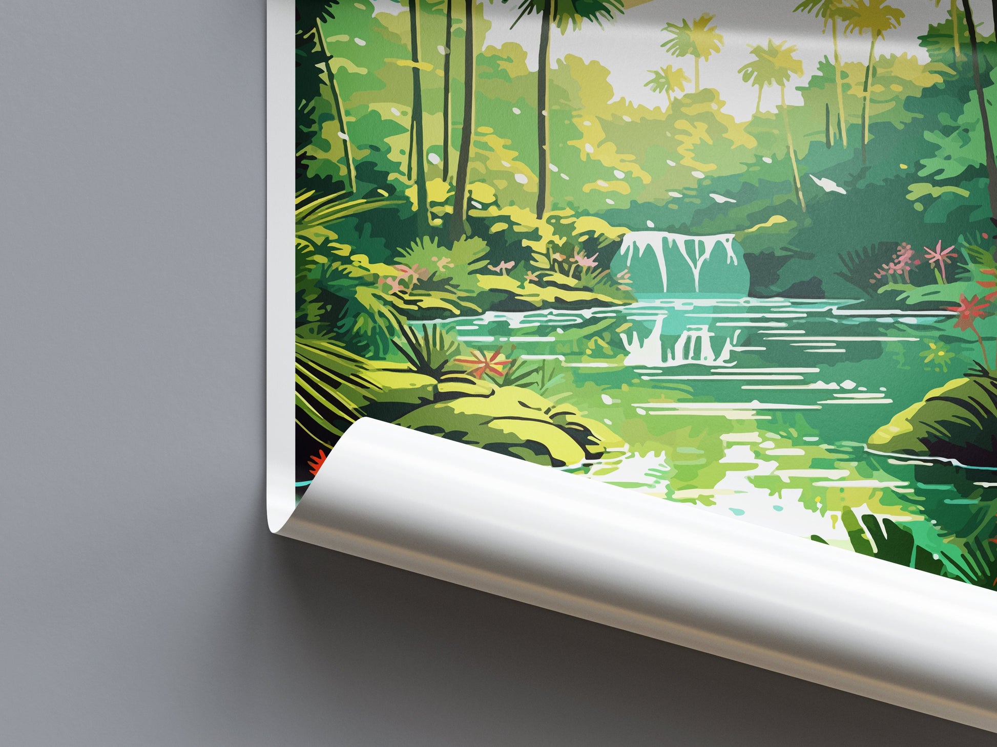 Rainbow Springs State Park Travel Print Wall Art Rainbow Springs Wall Hanging Home Décor Rainbow Springs Gift Art Lovers Florida Art Gift