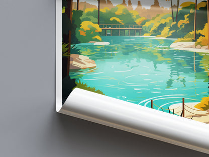 Rainbow Springs State Park Travel Print Wall Art Rainbow Springs Wall Hanging Home Décor Rainbow Springs Gift Art Lovers Florida Art Gift
