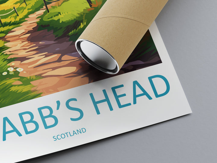 St. Abbs Head Print St. Abbs Head Home Decor Landscape Art Print St. Abbs Head Wall Art for Scotland Enthusiast Gift Wall Hanging