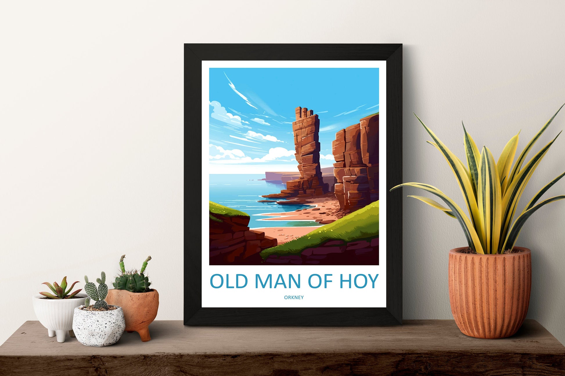 Old Man Of Hoy Print Old Man Of Hoy Home Decor Landscape Print Old Man Of Hoy Wall Art Scotland Enthusiast Gift Wall Hanging Old Man Of Hoy