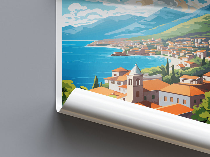 Budva Print Budva Home Décor Landscape Art Print Budva Wall Art for Montenegro Enthusiast Gift Wall Hanging Budva Montenegro Wall Print Art
