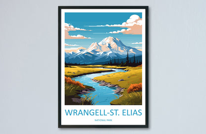 Wrangell National Park Travel Print Wall Art Wrangell Wall Hanging Home Décor Wrangell Gift Art Lovers Alaska Art Lover Gift