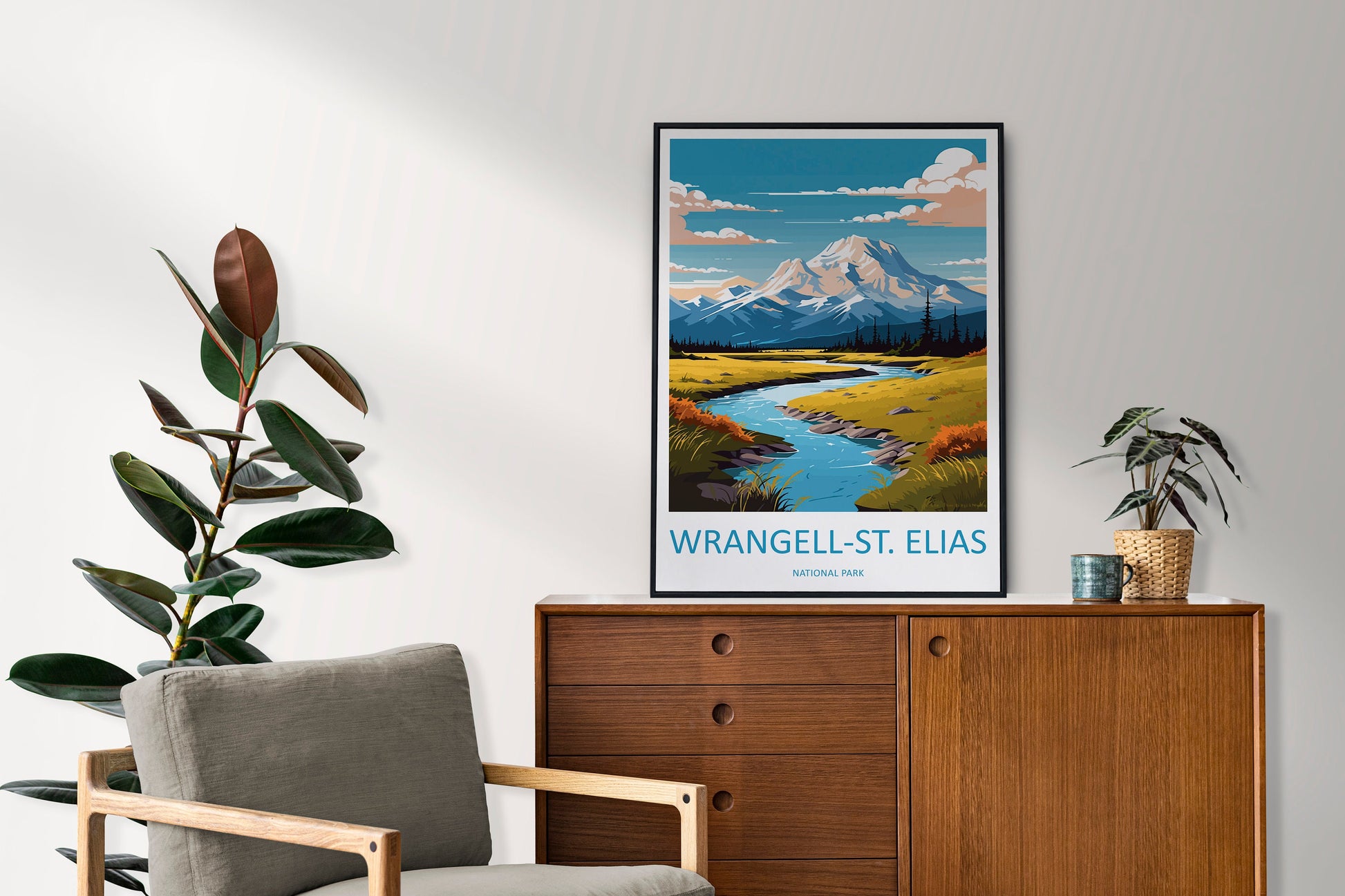 Wrangell National Park Travel Print Wall Art Wrangell Wall Hanging Home Décor Wrangell Gift Art Lovers Alaska Art Lover Gift