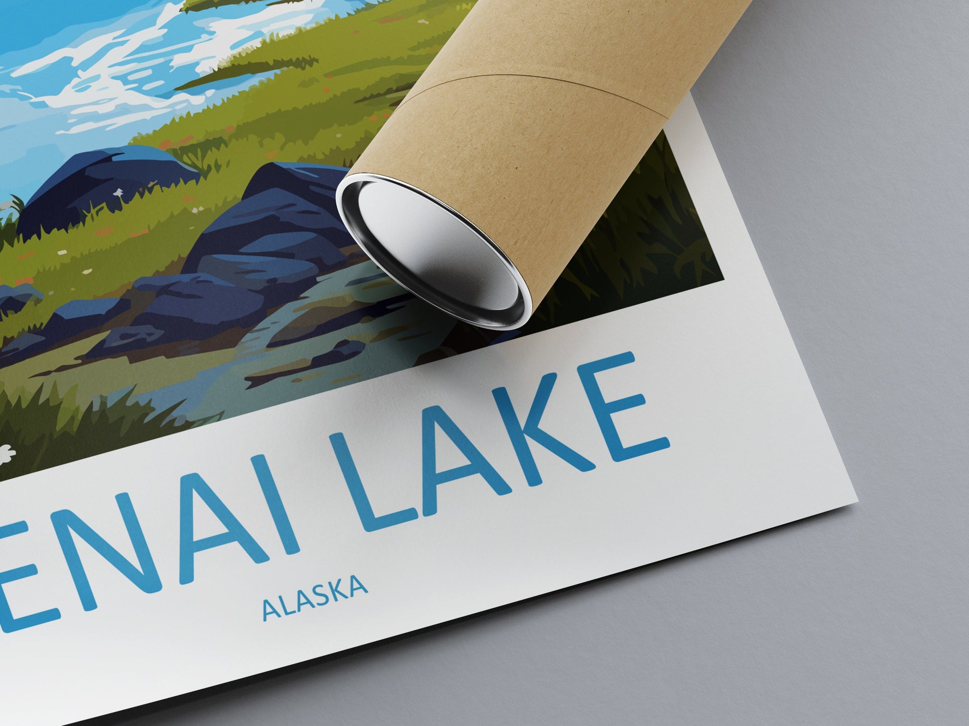 Kenai Lake Travel Print Wall Art Kenai Lake Wall Hanging Home Décor Kenai Lake Gift Art Lovers Alaska Art Lover Gift Kenai Lake Wall Art