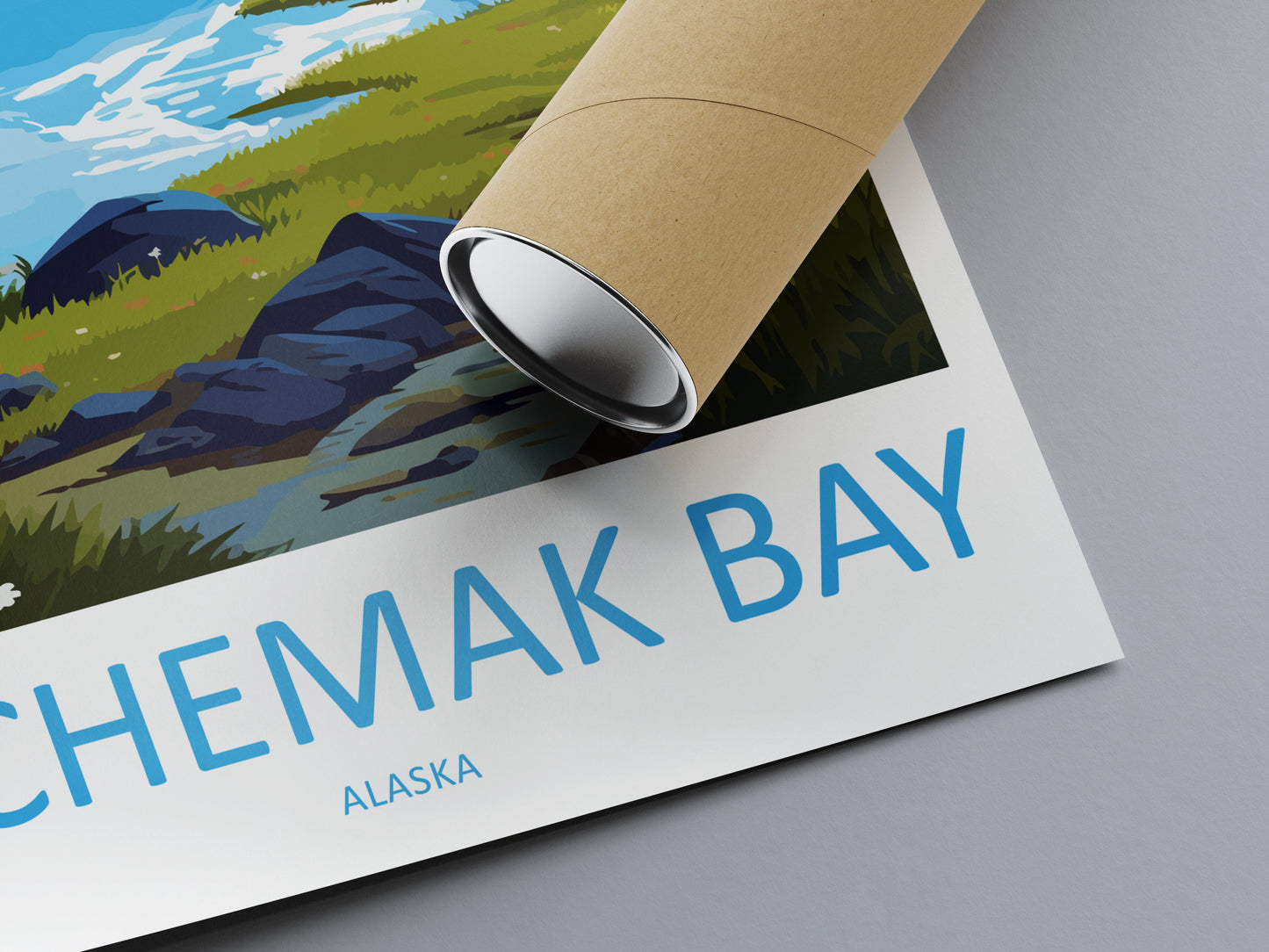 Kachemak Bay Travel Print Wall Art Kachemak Bay Wall Hanging Home Décor Kachemak Bay Gift Art Lovers Alaska Art Lover Gift Kachemak Bay Gift