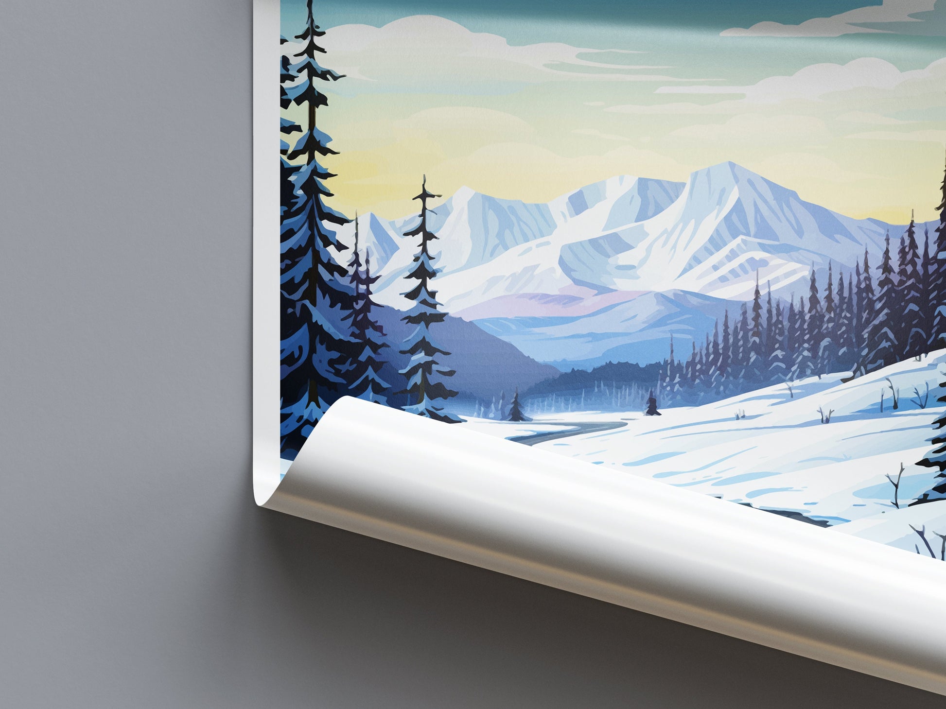 Girdwood Travel Print Wall Art Girdwood Wall Hanging Home Décor Girdwood Gift Art Lovers Alaska Art Lover Gift Girdwood Gift